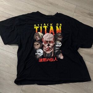Attack on Titan Black Graphic Tee
